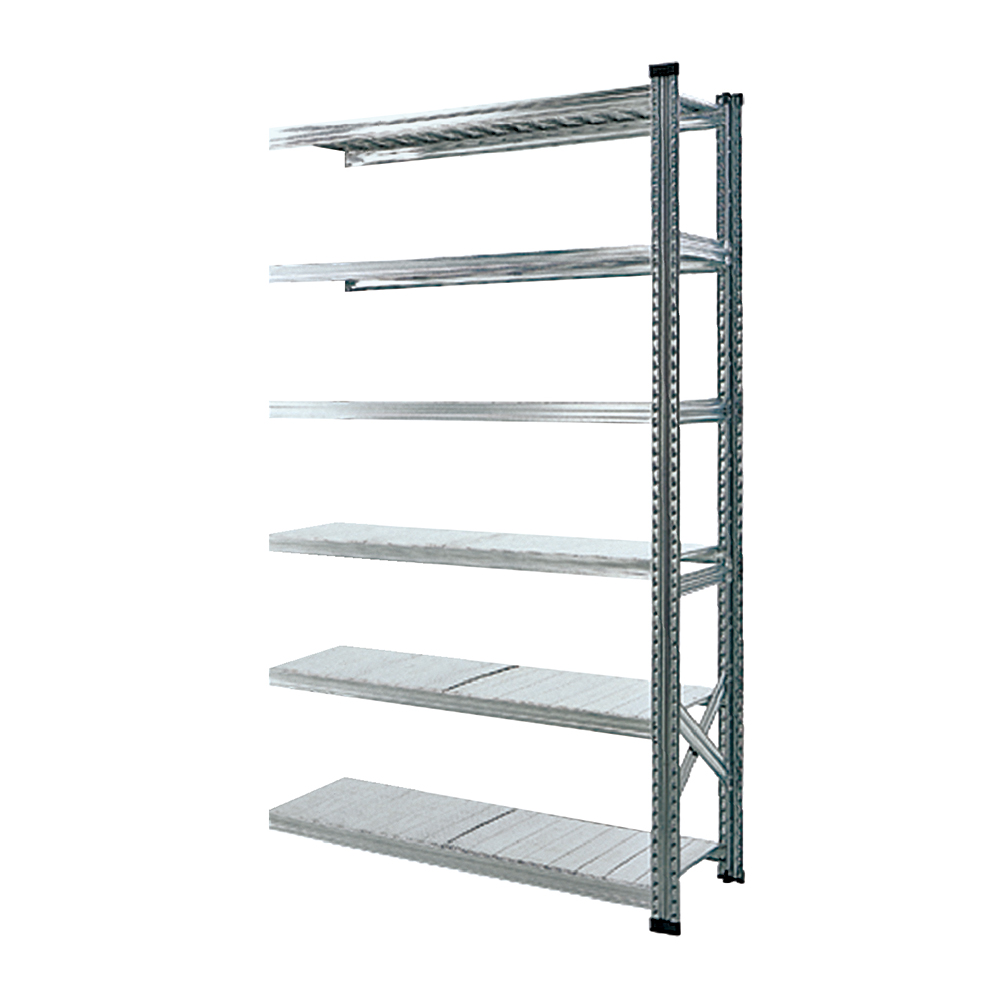 増設用】METALSISTEM メタルシステムラック 6段タイプ 幅124cm