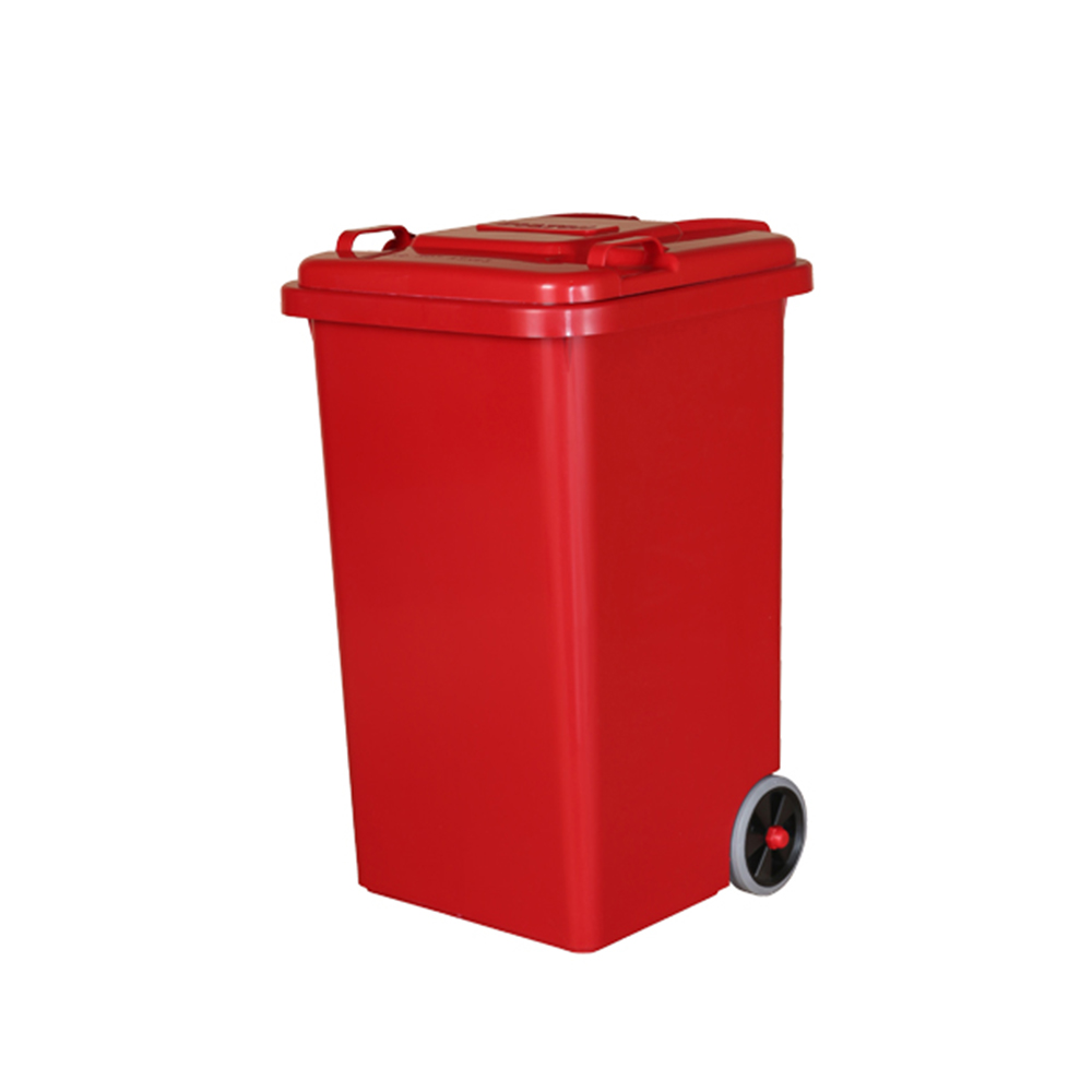 プラスチックトラッシュカン 65L (ゴミ箱 大容量 キャスター付き