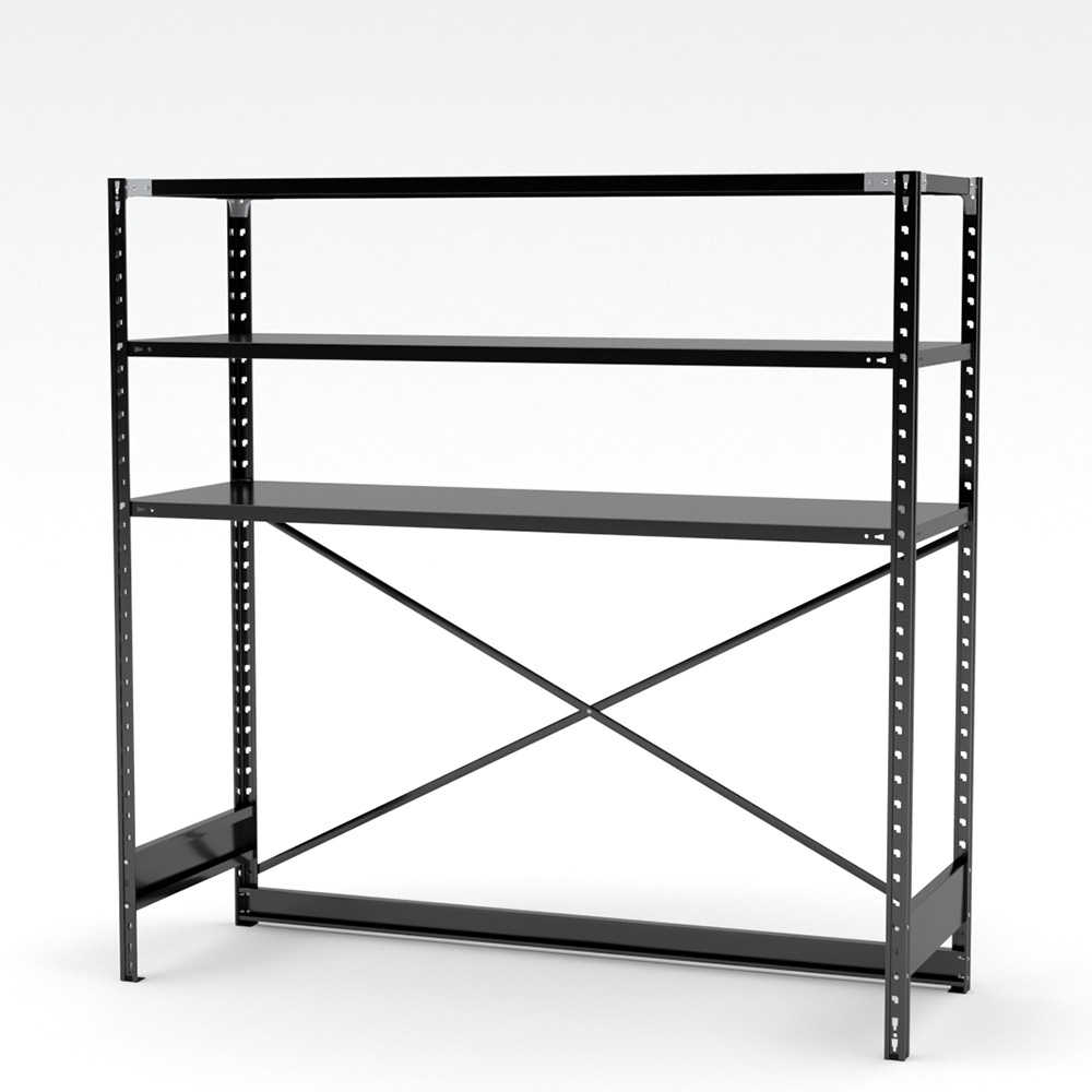 抗菌ABラック 下段開放タイプ 幅181.2×奥行61.2×高さ180cm (スチール