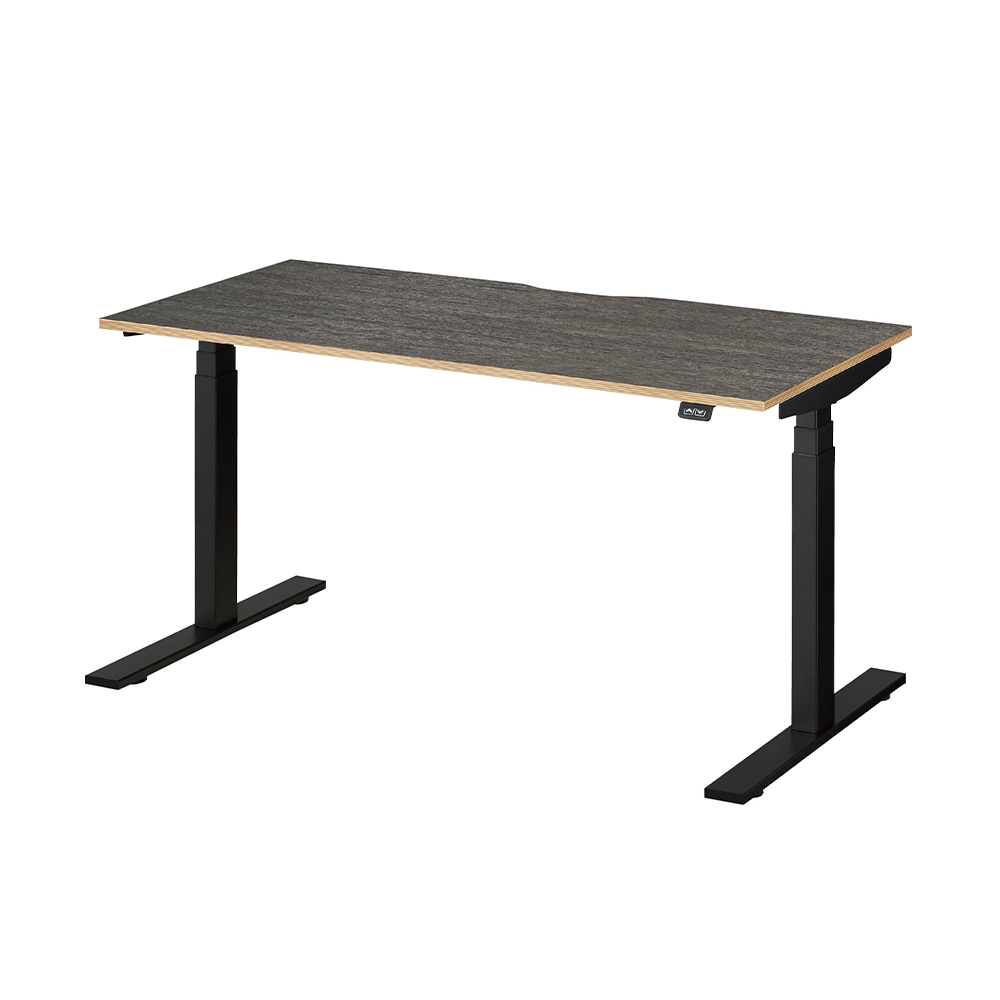 電動昇降デスク EL 幅134cm 奥行70cm 高さ60〜125cm (メモリー機能