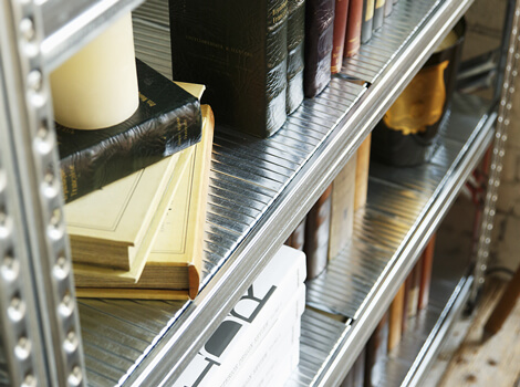 増設用】METALSISTEM メタルシステムラック 6段タイプ 幅124cm