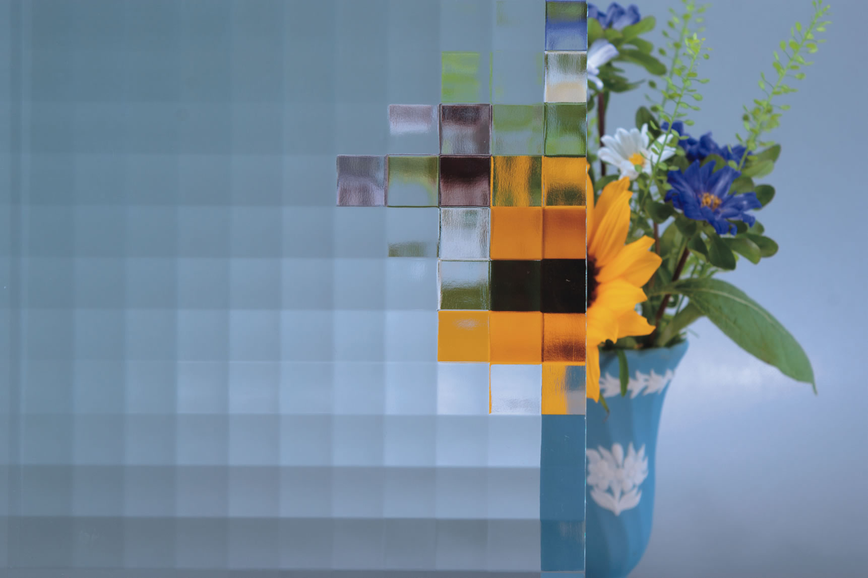 FLK03 ヒシクロス クリア - がらすらんどホームページ