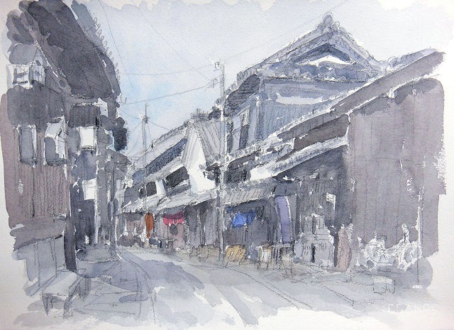 町並彩歩～伊藤 隆のスケッチ～ 近畿地方の風景（和歌山）