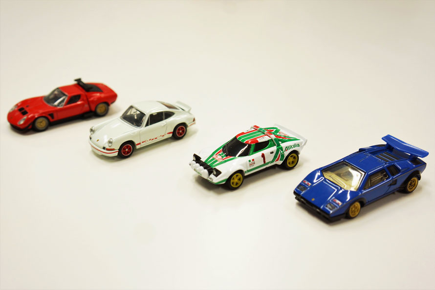 幻の「ランボルギーニ イオタSVR」も登場！ 大人が楽しめるミニカー