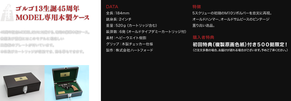 ゴルゴ13 生誕45周年記念グッズ