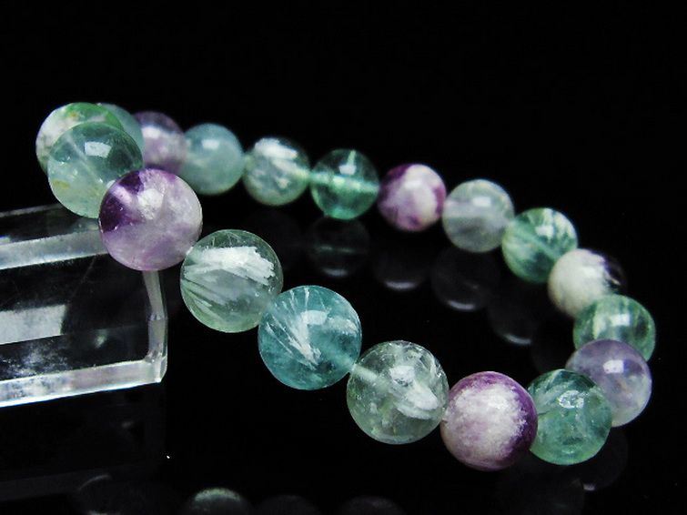 エンジェルフェザー フローライト ブレスレット10mm[T53-4506]