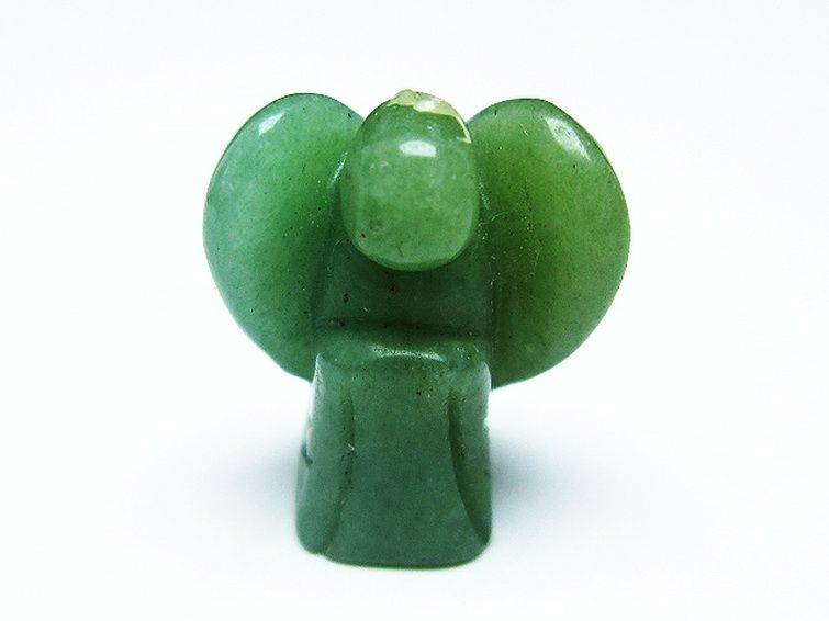インド翡翠天使置物[T585-2258]