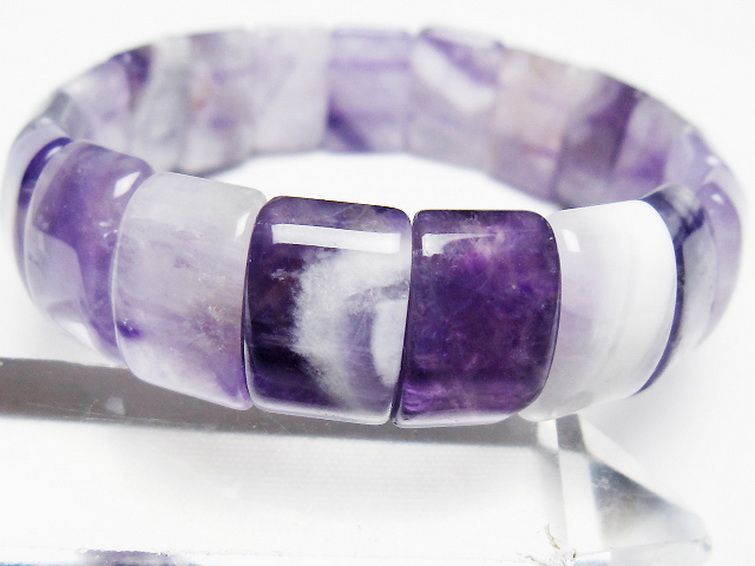 パワーストーン 天然石 アメジストバングル[T281-1923]