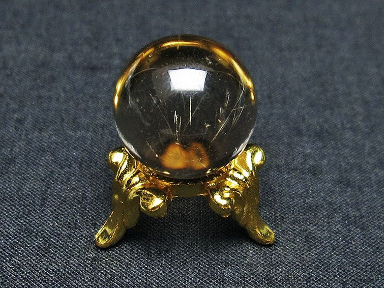 ルチル入り水晶丸玉17mm[T318-4760]