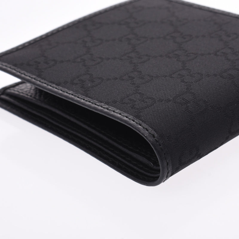 グッチグッチ柄 コンパクトウォレット アウトレット 黒 メンズ 二