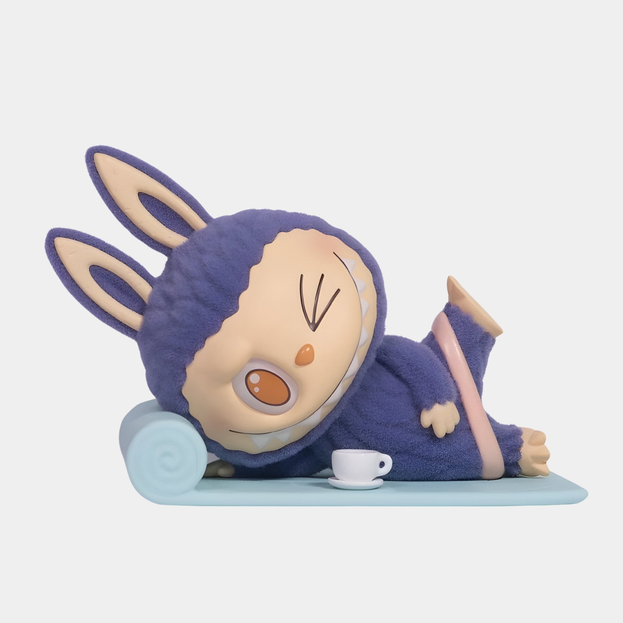Lazy Yoga Americano Labubu Sculpture | 100cm Chill Indoor Art