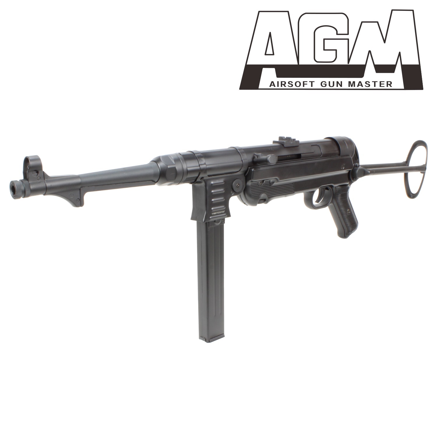 AGM MP40 電動ガン BK【180日間安心保証つき】