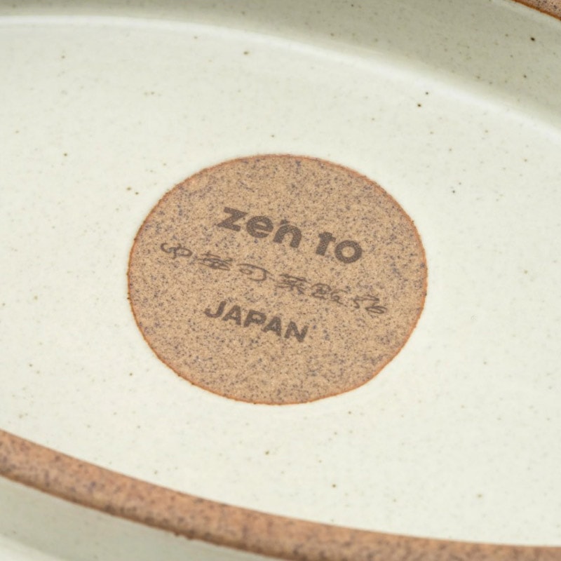 Zen to ゼント 五十嵐可菜 餃子皿 半磁器｜ヨーロッパと日本の雑貨