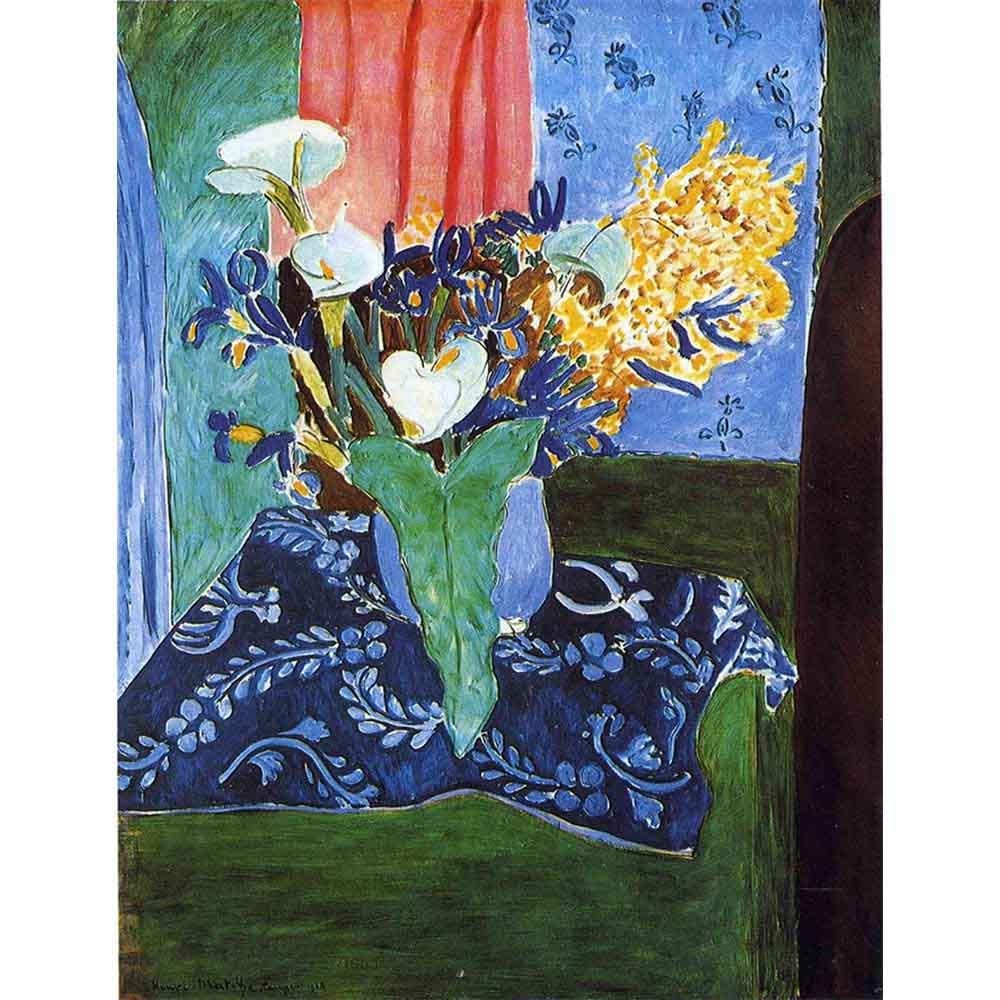 アイリスとミモザ 【15号】 アンリ・マティス 【 額縁が選べる 額入り