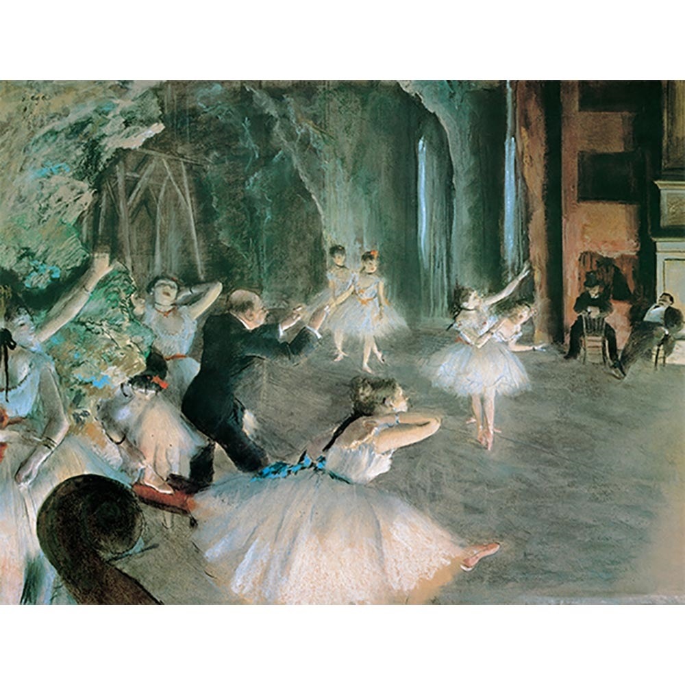ステージ上のリハーサル 【20号】 エドガー・ドガ 【 額縁が選べる 額