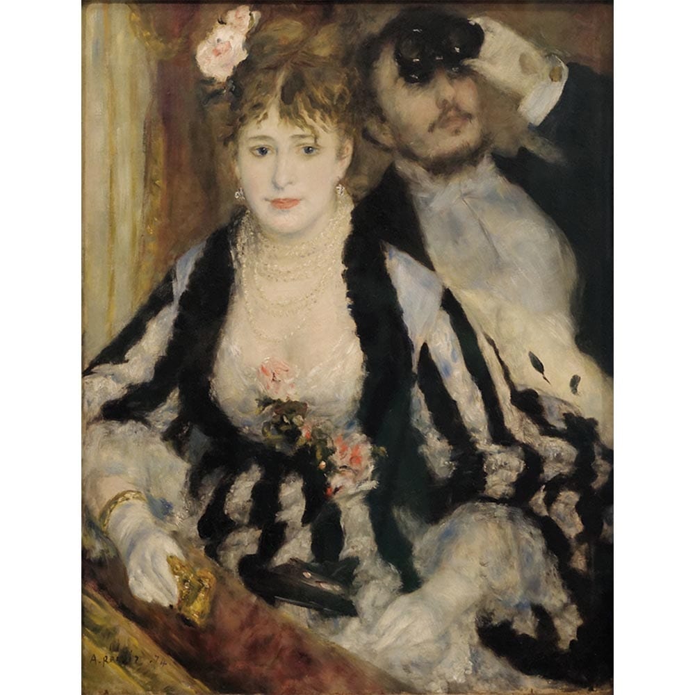 桟敷席 【6号】 ピエール＝オーギュスト・ルノワール 【 額縁が選べる