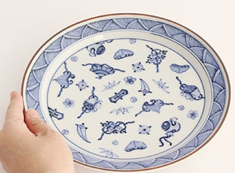 池島仁美 プレート皿（宝尽くし）｜九谷焼のうつわ｜和食器通販 じろや