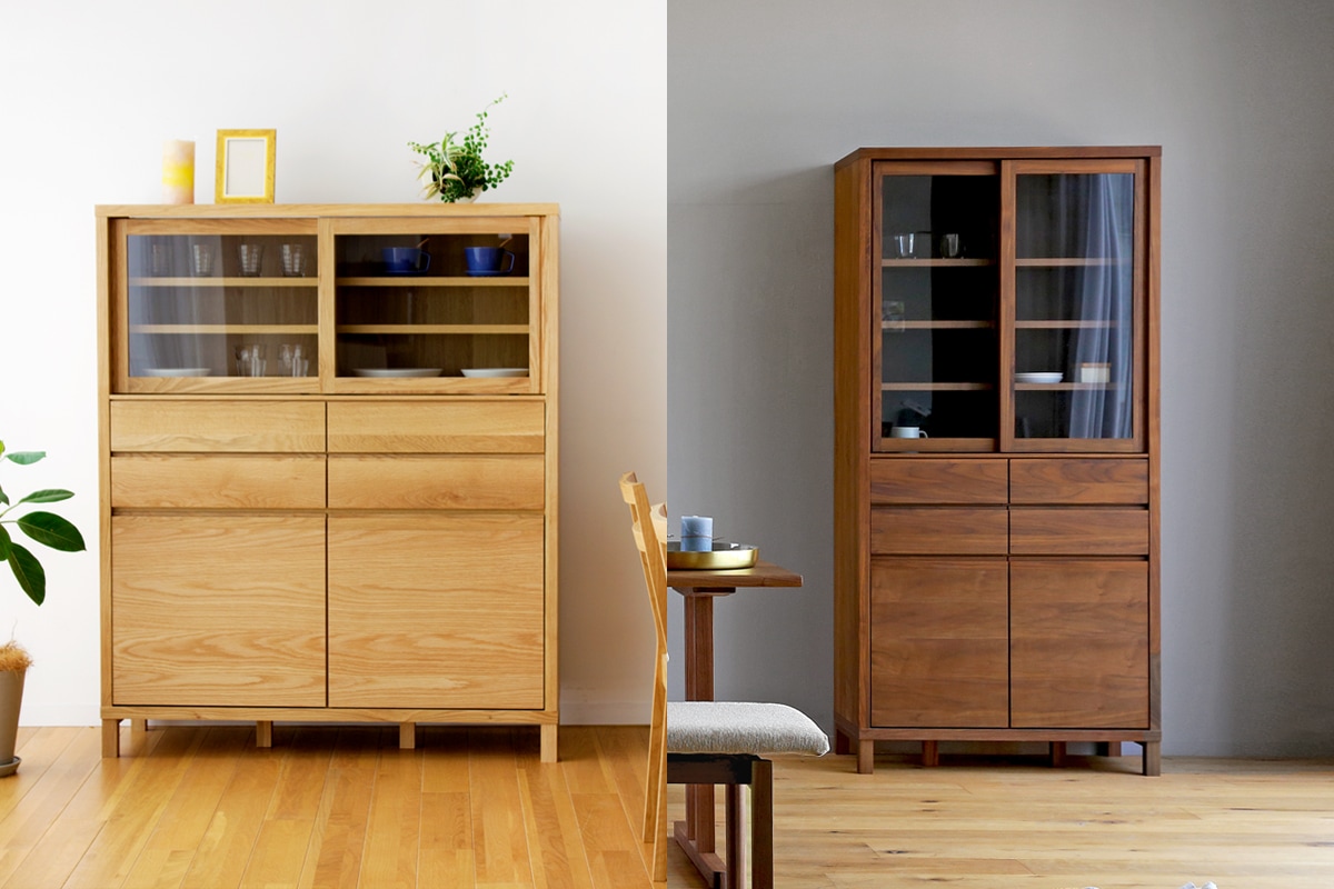 CANO 85カップボード オーク