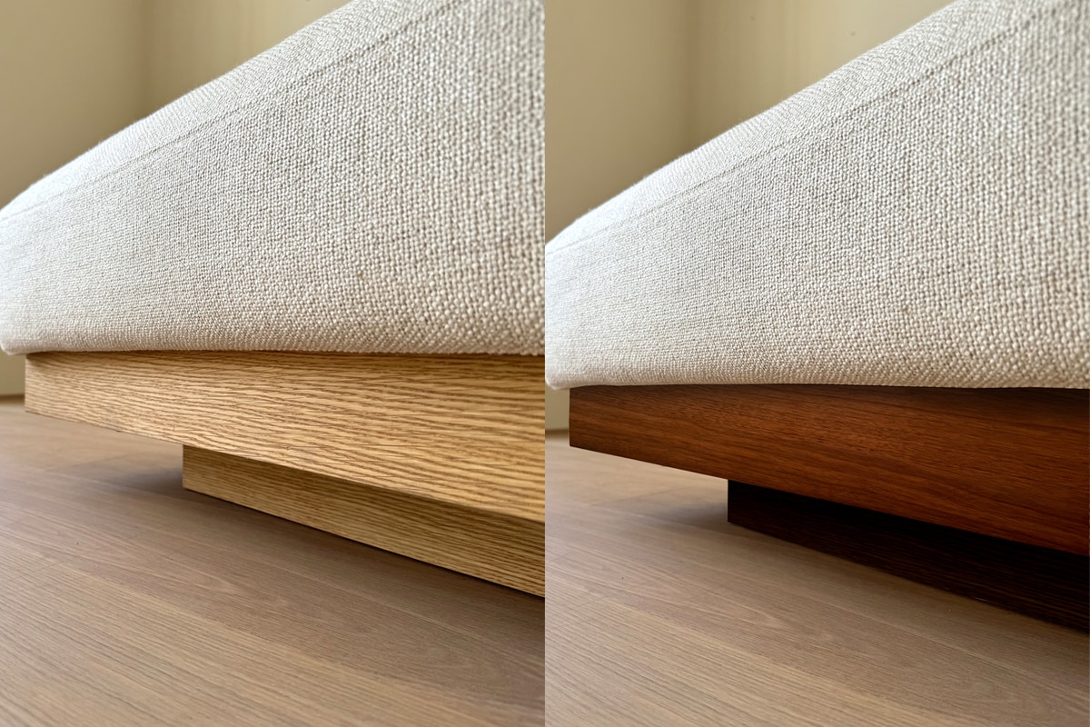 LANA SOFA 2.5人掛け アイボリー オーク/ウォルナット