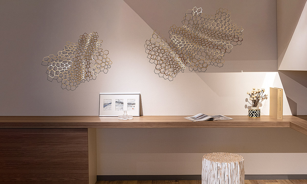 壁飾り おしゃれ 玄関 インテリア 風 (XSサイズ1枚+Sサイズ1枚