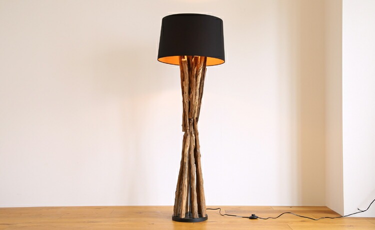 LUXTREE（ラクスツリー） Rough wood フロアライト 間接照明 流木 古材