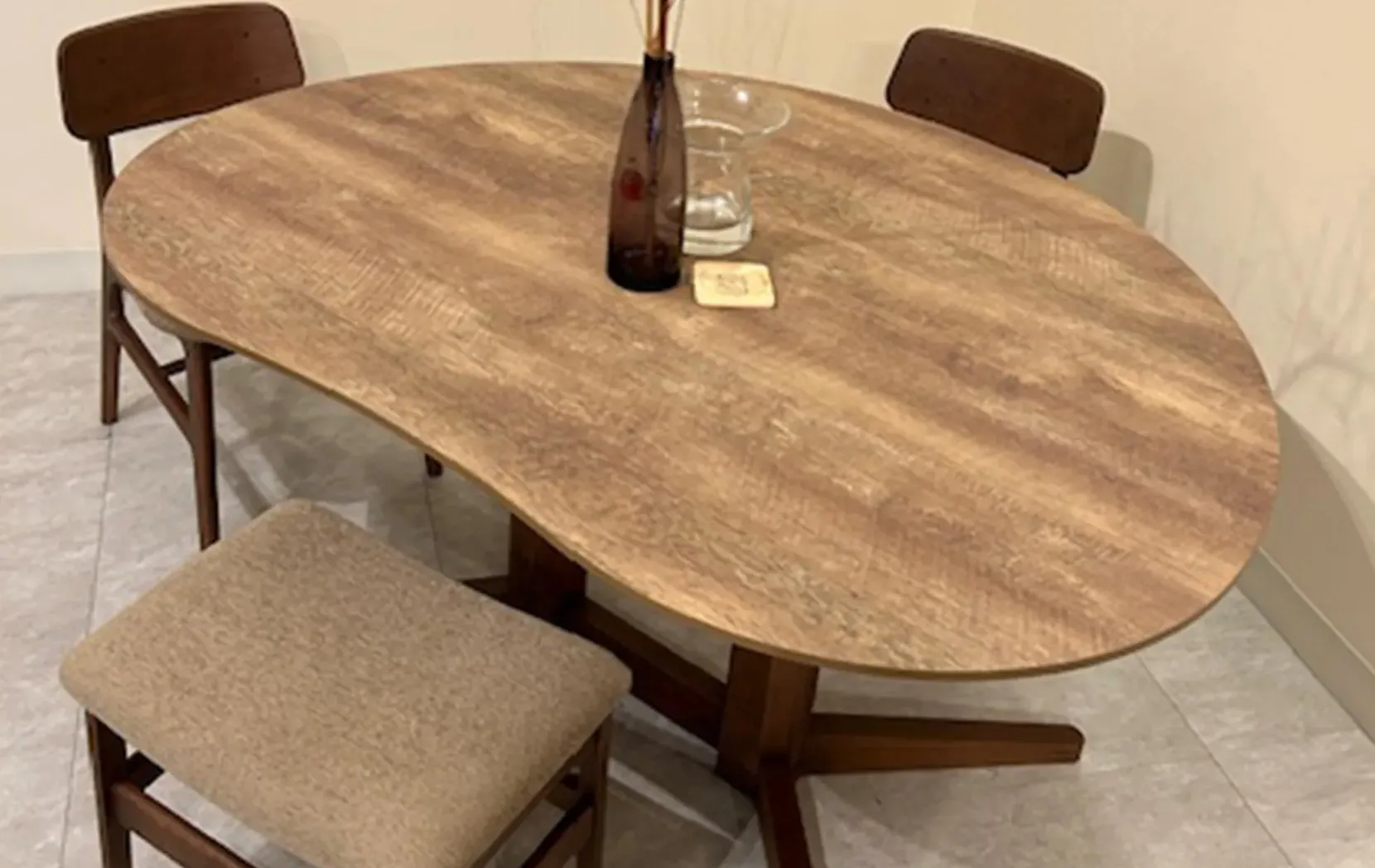 ミラージュ テーブル160cm 突板天板 | mirage | モリタインテリア工業