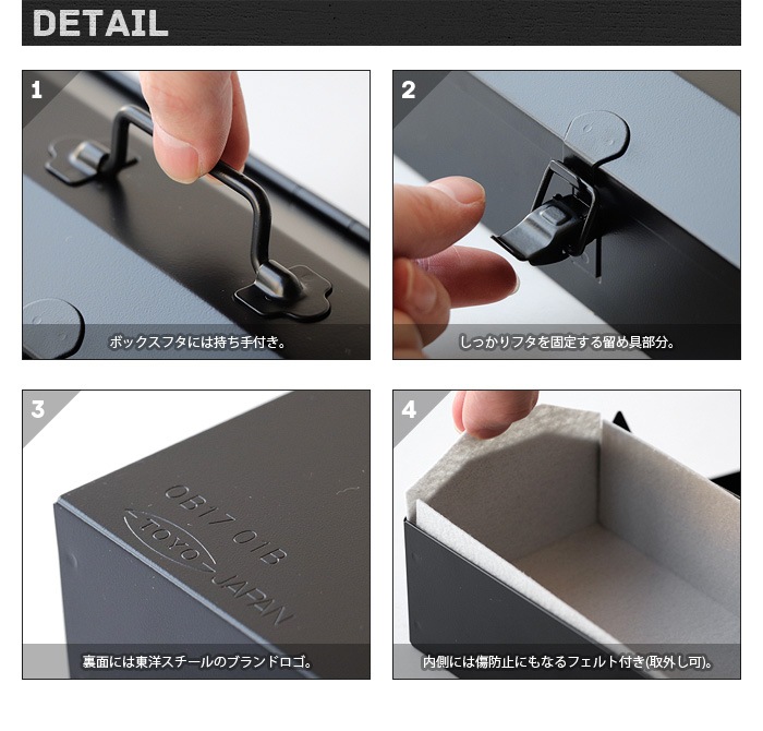 アンドナット ミニチュア スチール ツールボックス コバコ &NUT×東洋