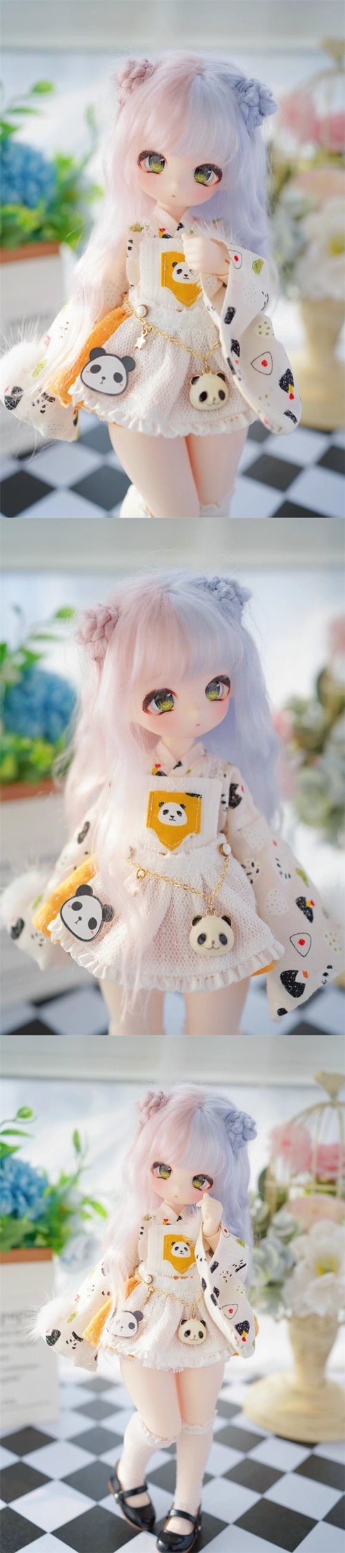 U-4538【KAKA】1/6ドール(頭囲15~17cm)用ウィッグ | ◇ドールウィッグ