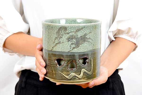 大堀相馬焼 松永窯 二重湯呑み(5.0寸) | すべての商品 |福島県の伝統