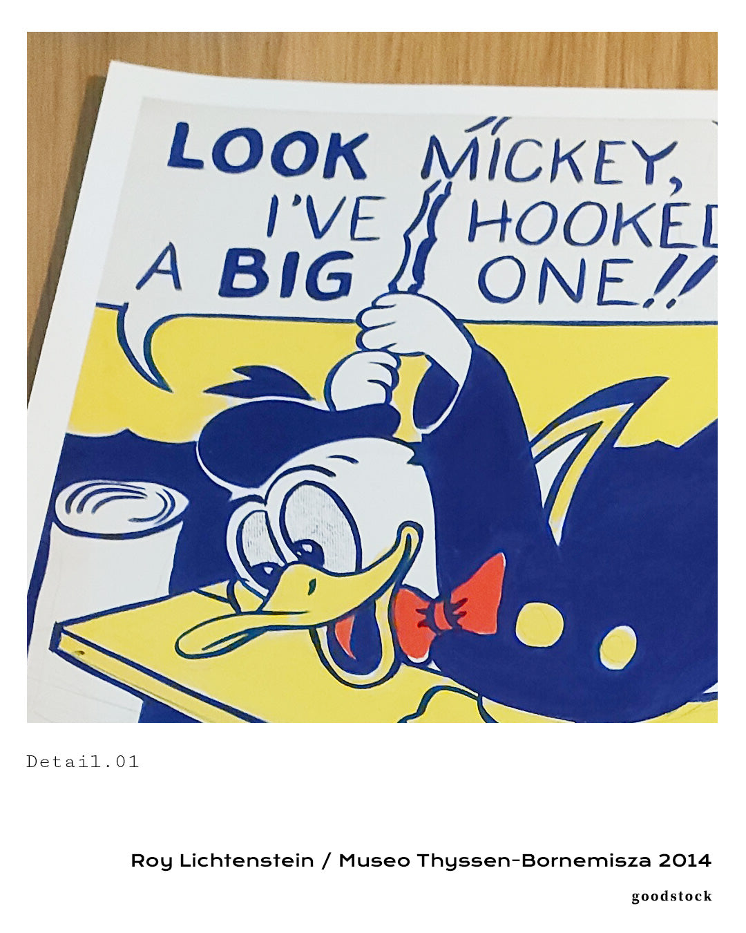 Look Mickey.1961ポスター【Roy Lichtenstein│ロイ・リキテンスタイン