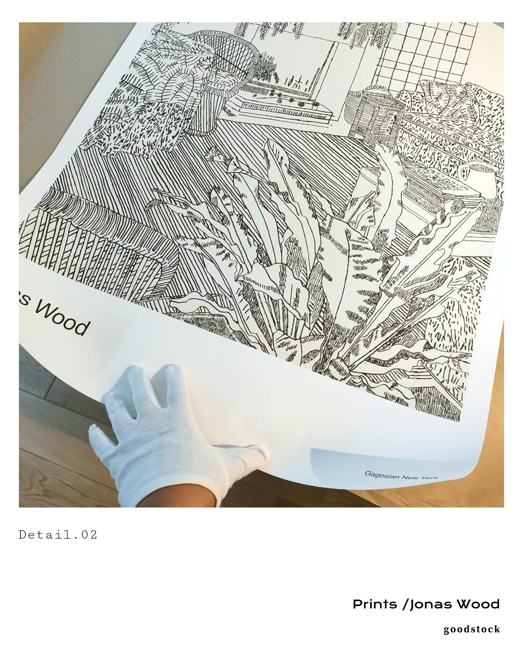 8 Etchings（detail）, 2004ポスター【 Jonas Wood│ジョナス・ウッド