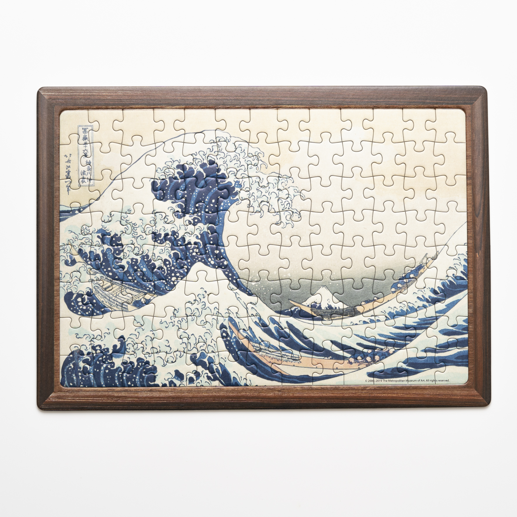 アート ジグソーパズル：「神奈川沖浪裏」葛飾北斎 富嶽三十六景