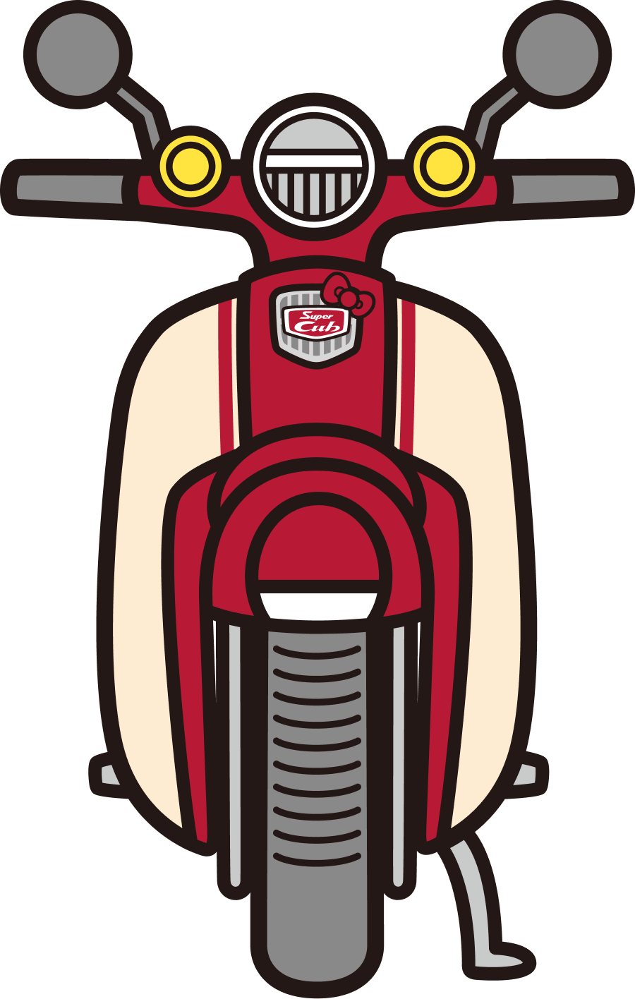 Super Cub × Hello Kitty | Cub | Honda