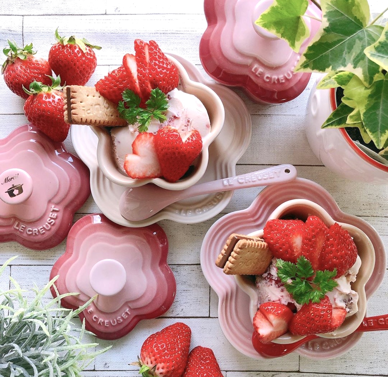 春爛漫！【ル・クルーゼ】のフラワーモチーフが気になる！ | GLADDプラス