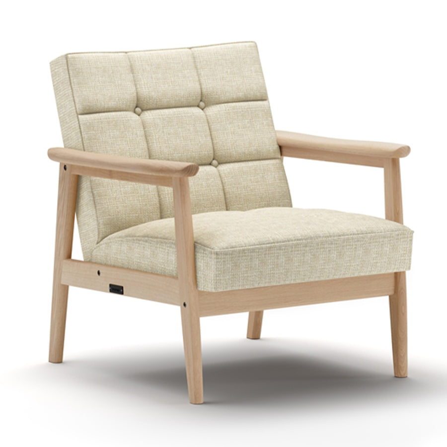 店頭限定】カリモク60【正規販売店】Kチェア ブルーノベージュ×ピュア