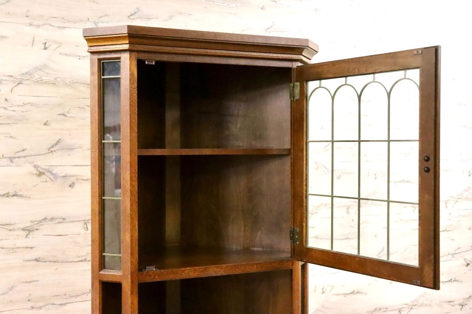 GMGH423○karimoku / カリモク コーナーキャビネット 飾り棚 収納家具