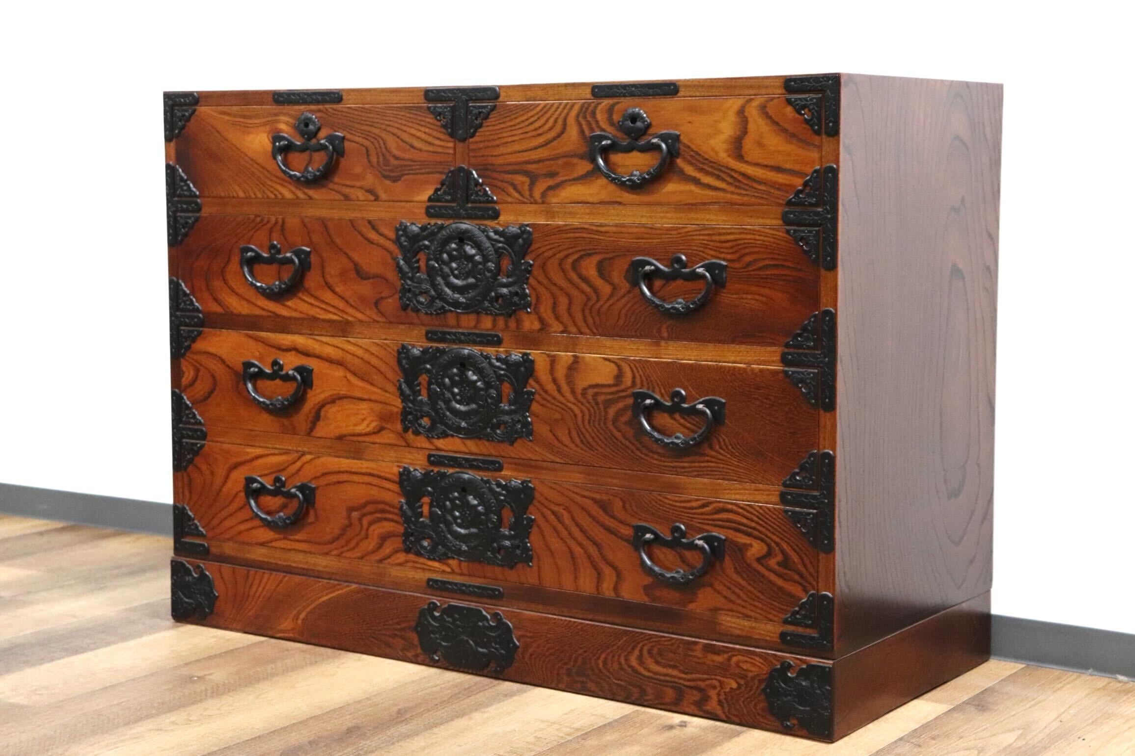 GMHN263A○岩谷堂箪笥 整理箪笥 時代箪笥 和箪笥 4段チェスト 伝統工芸