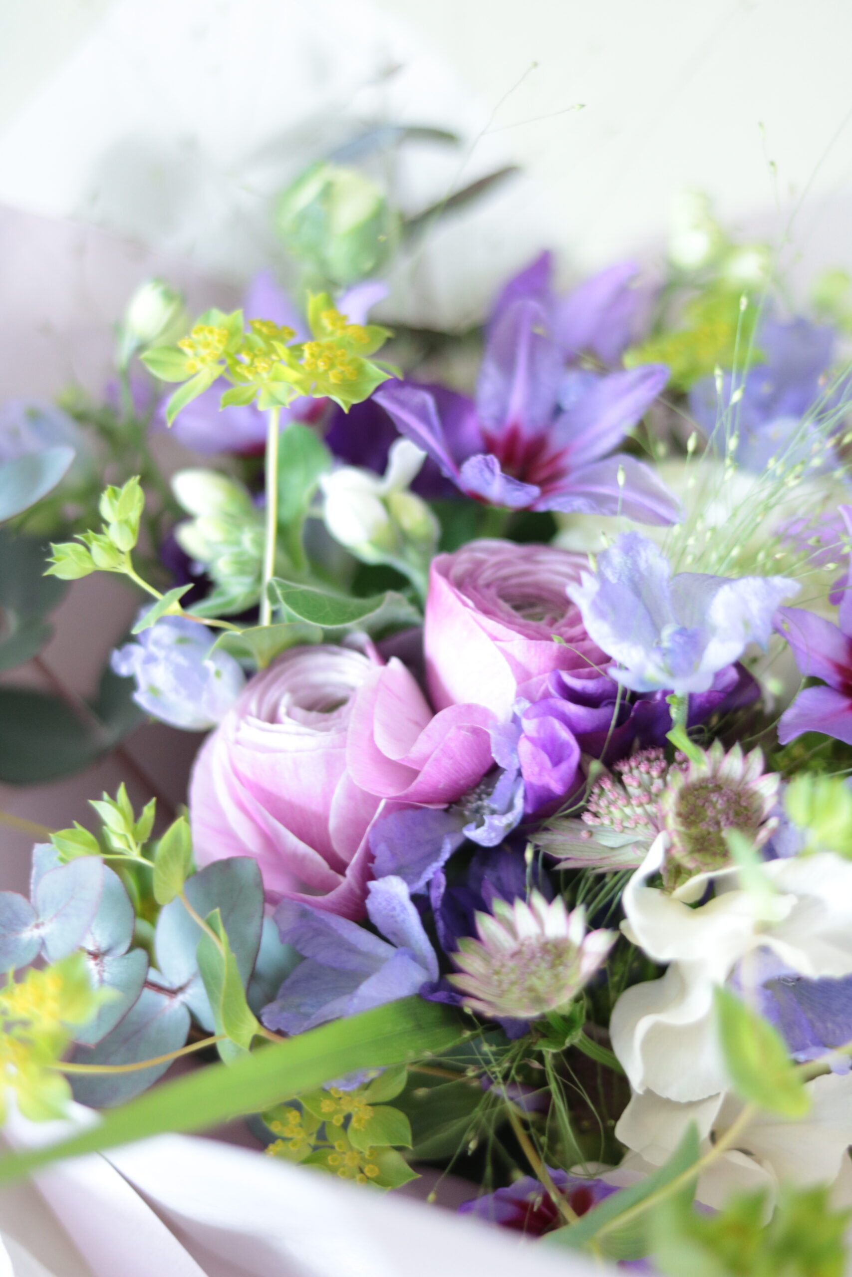 花束 ブーケスタイル S (アメジスト) | フラワーギフト・プレゼント