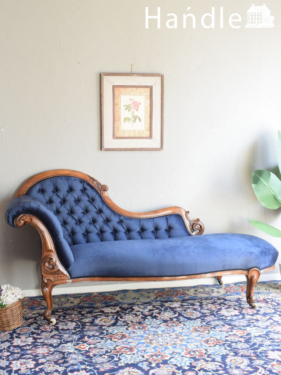 ジャコビアン様式がカッコイイ、オーク材のアンティークセティ（ソファ