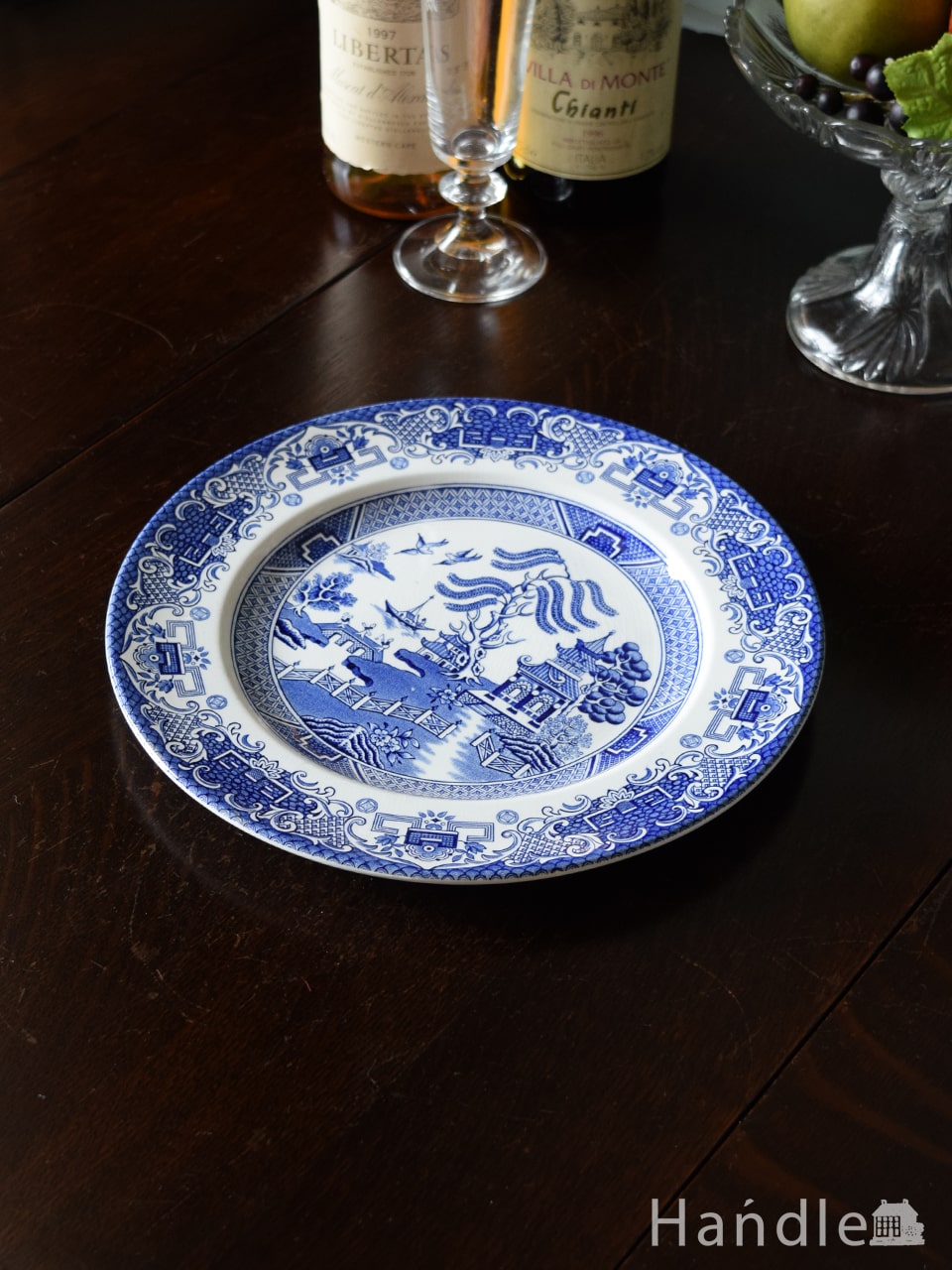 英国から届いたアンティークのお皿、イングリッシュ アイアンストーン