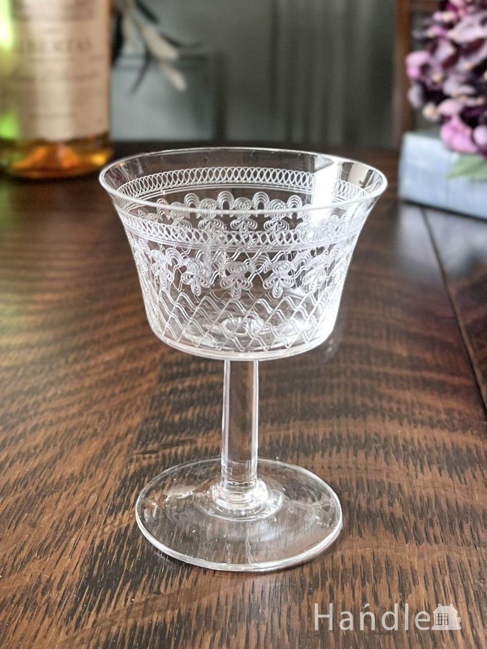 英国アンティークのPall Mallガラス、Lady Hamiltonのクリスタル