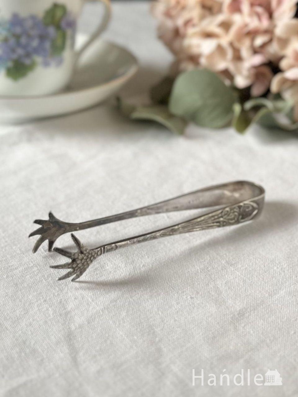 英国アンティークの美しいカトラリー、シルバープレートのサーバー