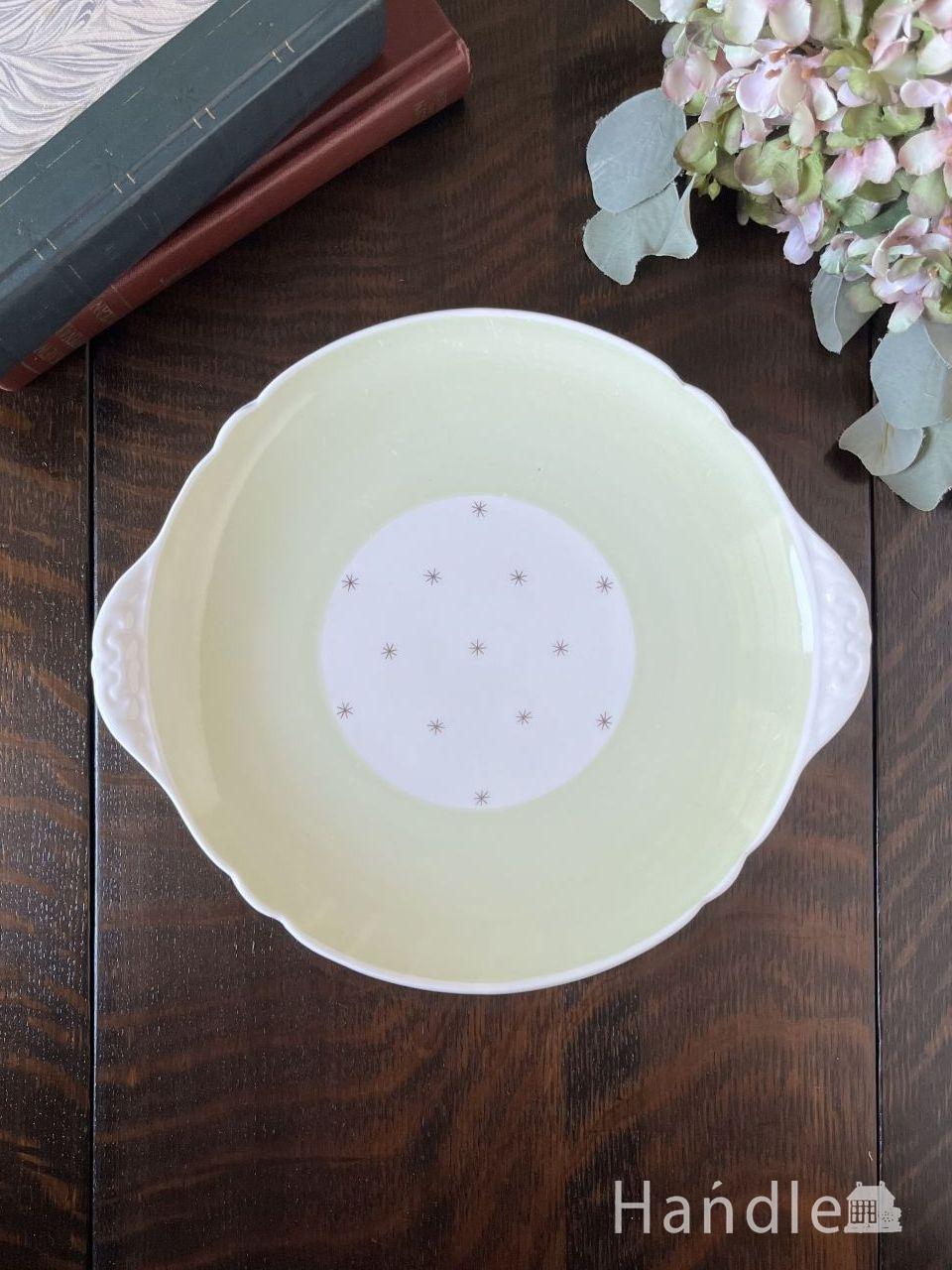小さなお星さまが輝くデザインのアンティーク食器、シェリーの北極星