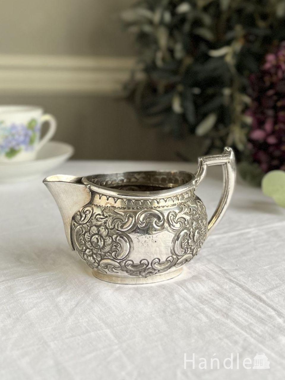 可愛い縁どりのレース、フランスアンティークドイリーレース(d-1310-z