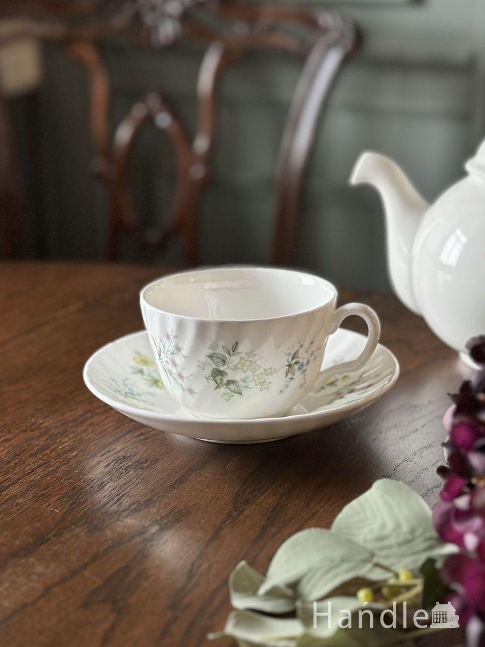 英国から届いたアンティークミントンの食器、SPRING VALLEY