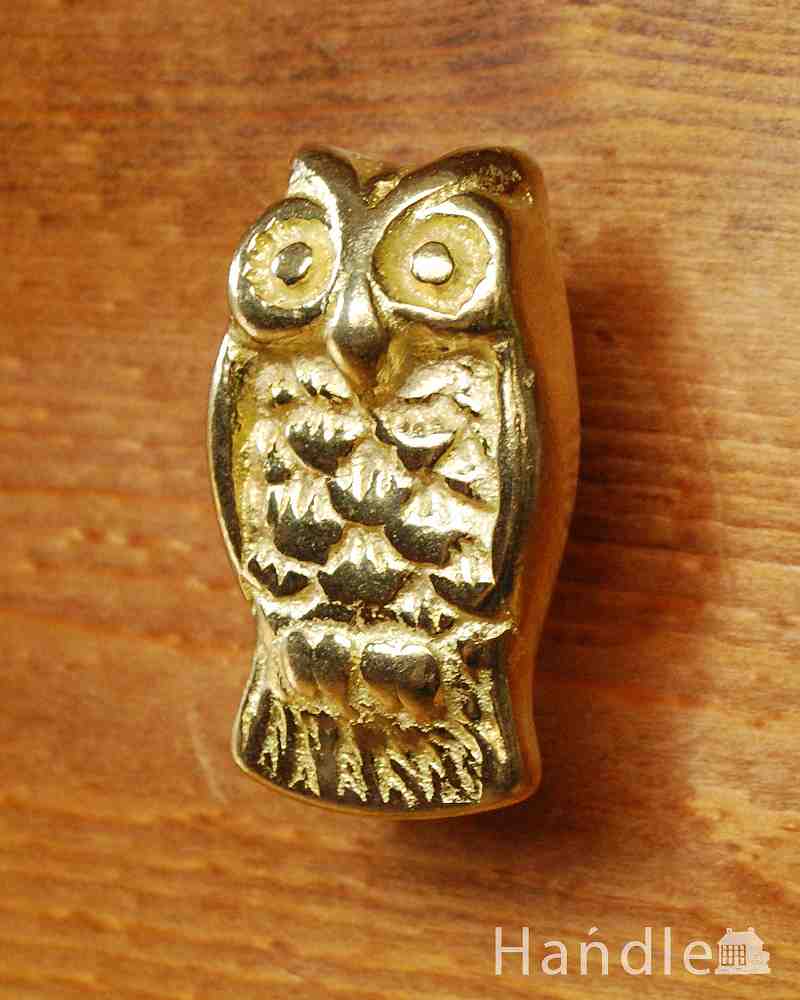 家具の取っ手、アンティーク風ハンドル （真鍮・M）(u-602-v)｜DIYグッズ