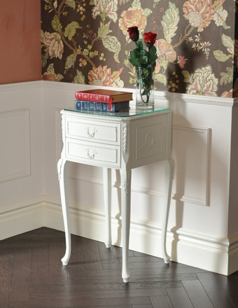 フランスのアンティーク家具、ベッドサイドチェスト（ナイトテーブル