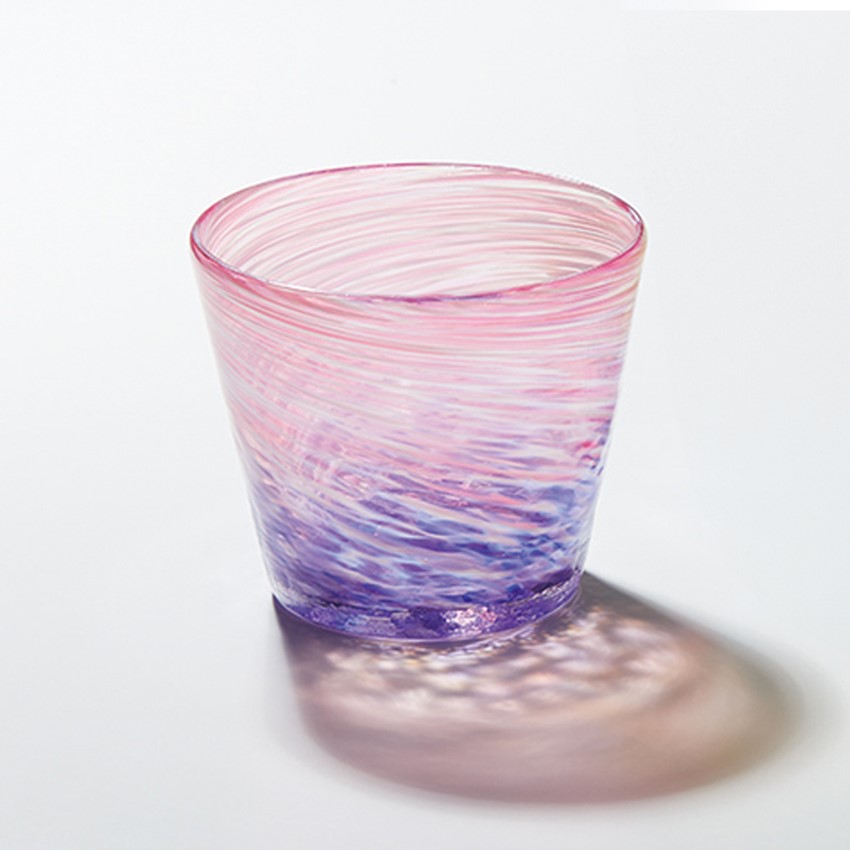 琉球硝子〉兼次侃公作 琉球グラス パープル(パープル): ㈱大和