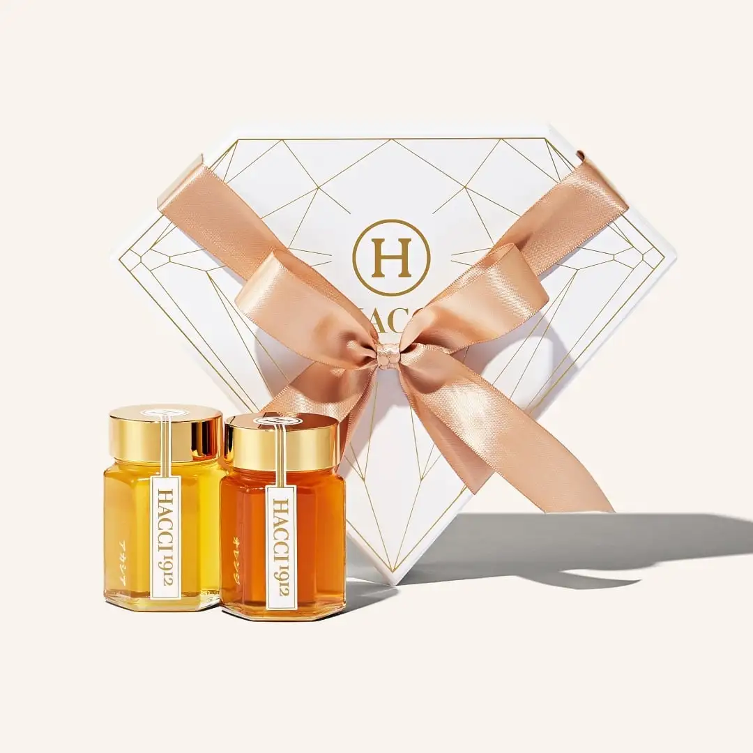 ミニダイヤモンドBOX テーブルハニー2本セット（アカシア＆オレンジ