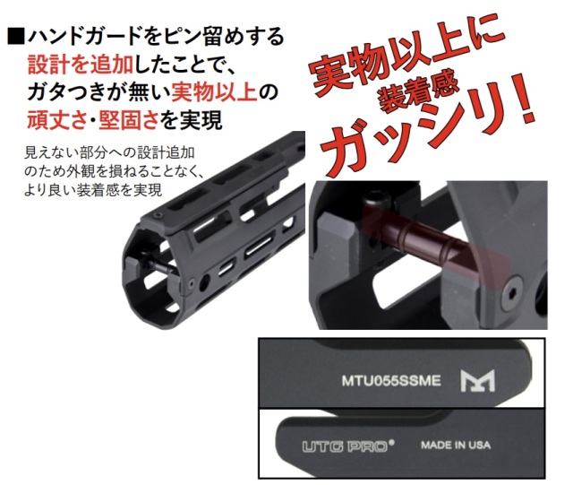 WII TECH マルイ次世代MP5用(Extended)UTG PRO MonolithicタイプM-LOK